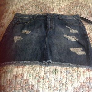 Jean skirt